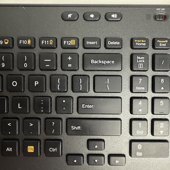 Logitech K360 Y-R0017 Wireless Keyboard With Unifying Dongle Tested Works Black - Picture 4 of 11